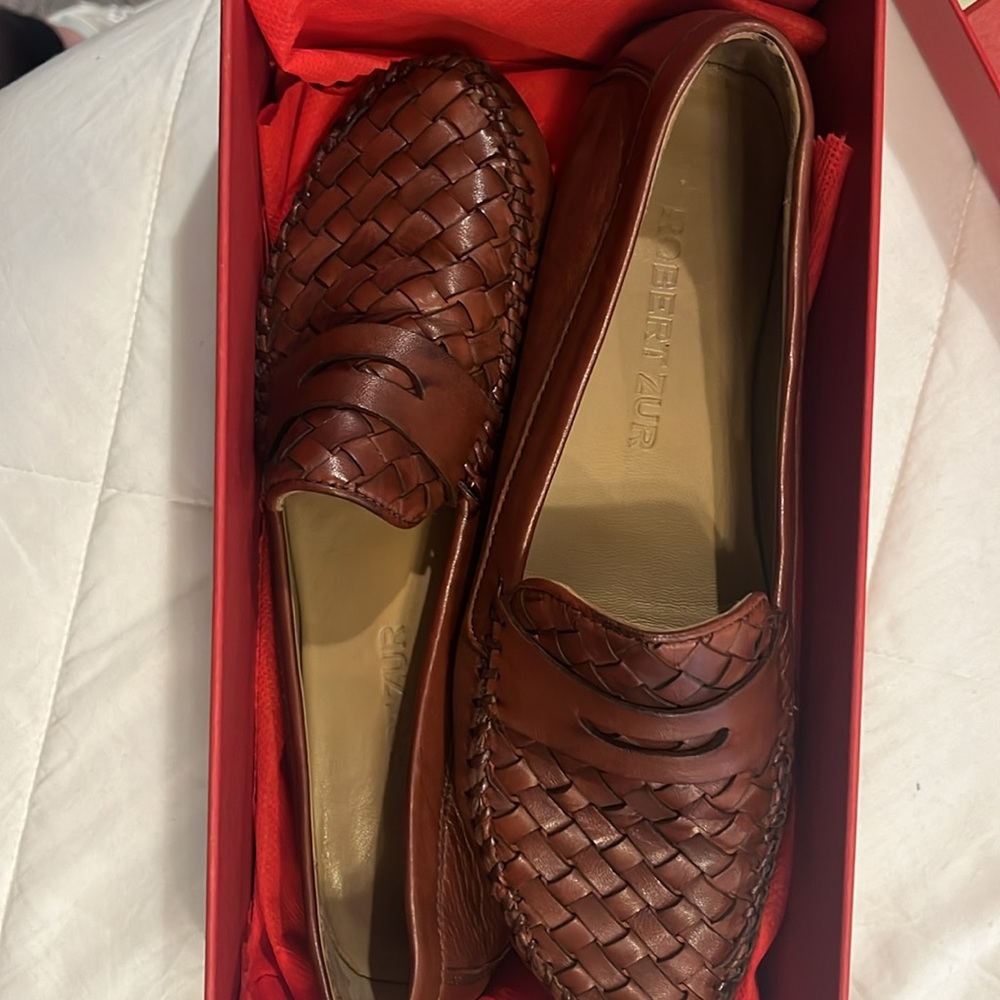 Robert Zur loafers luggage color👞